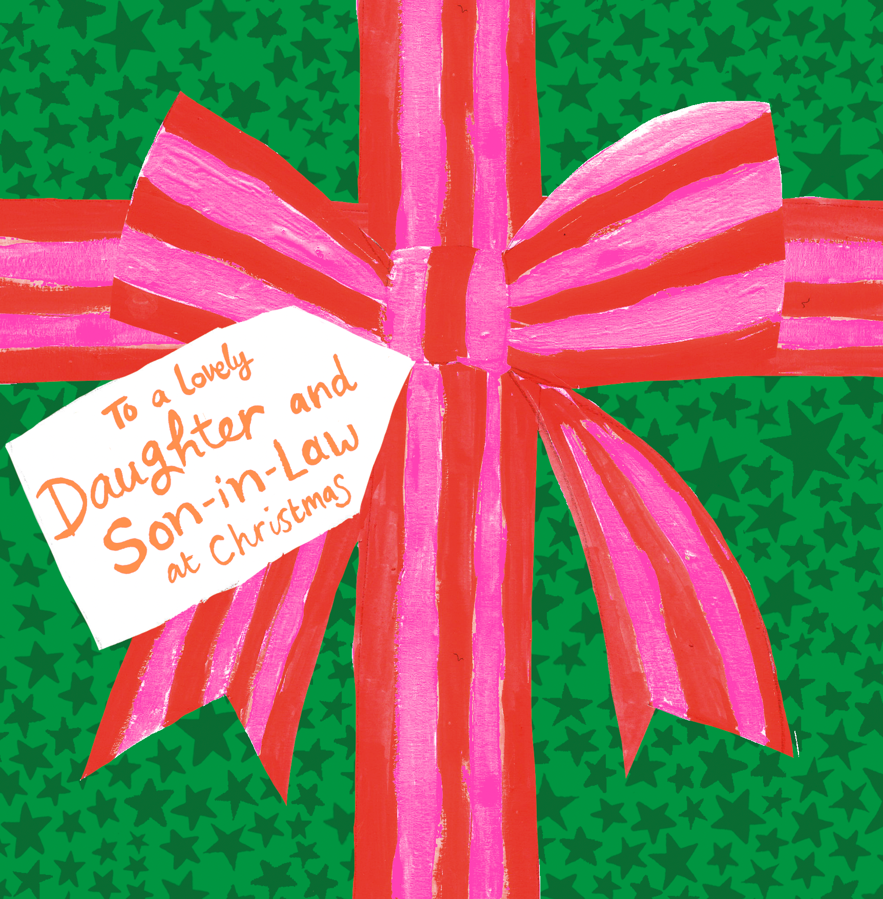 TO A LOVELY DAUGHTER AND SON-IN-LAW - BOW