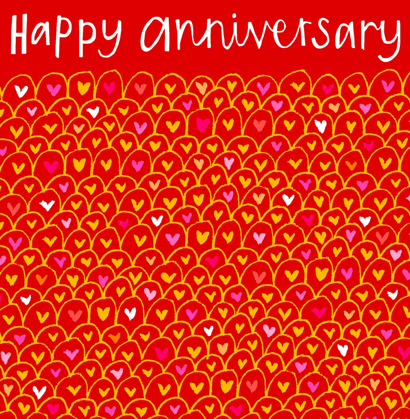 ANNIVERSARY RED FOIL HEARTS