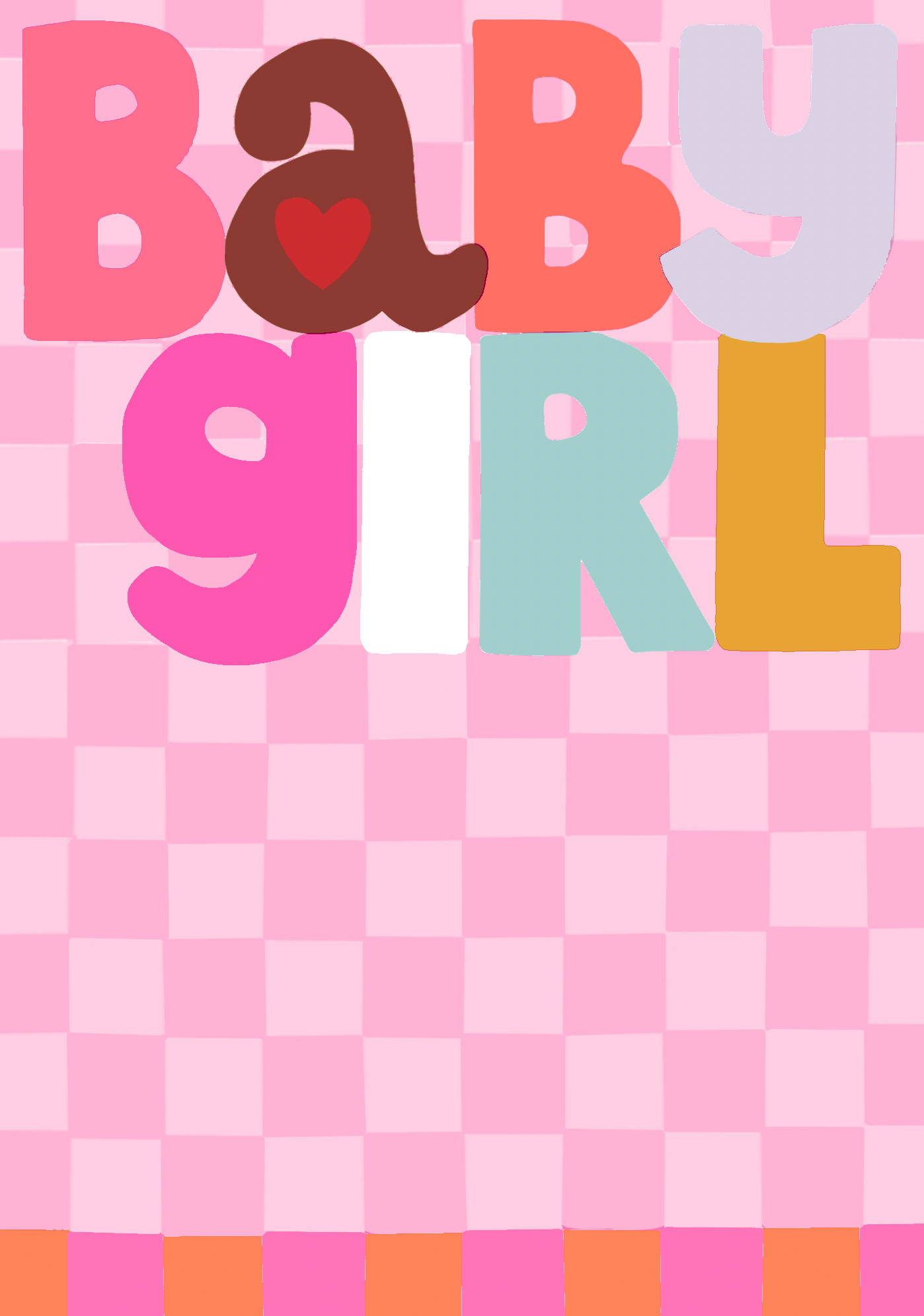 Baby Girl Pink Checkered