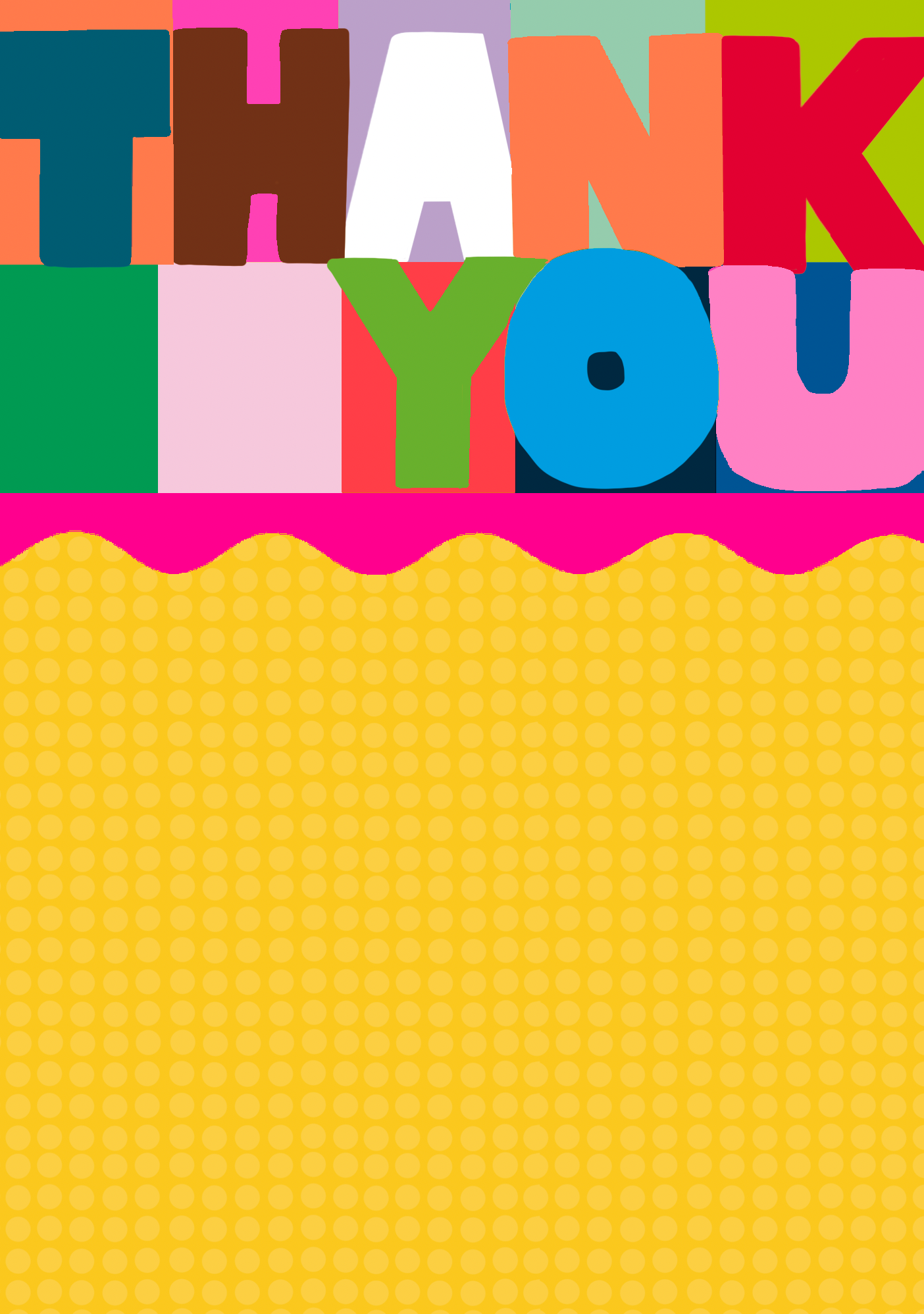 Thank You Checkered