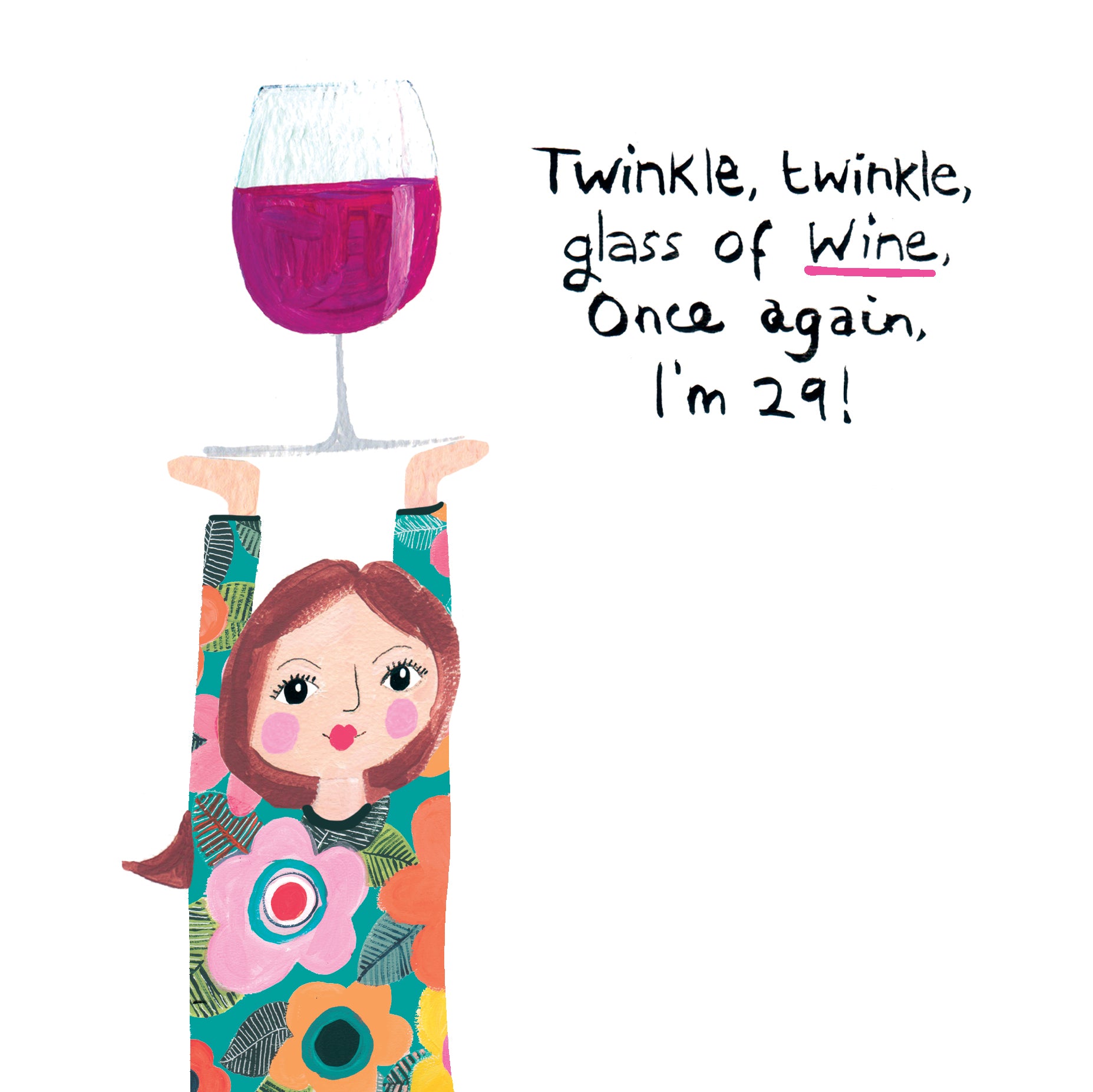 Is It Friday Yet? Twinkle Glass