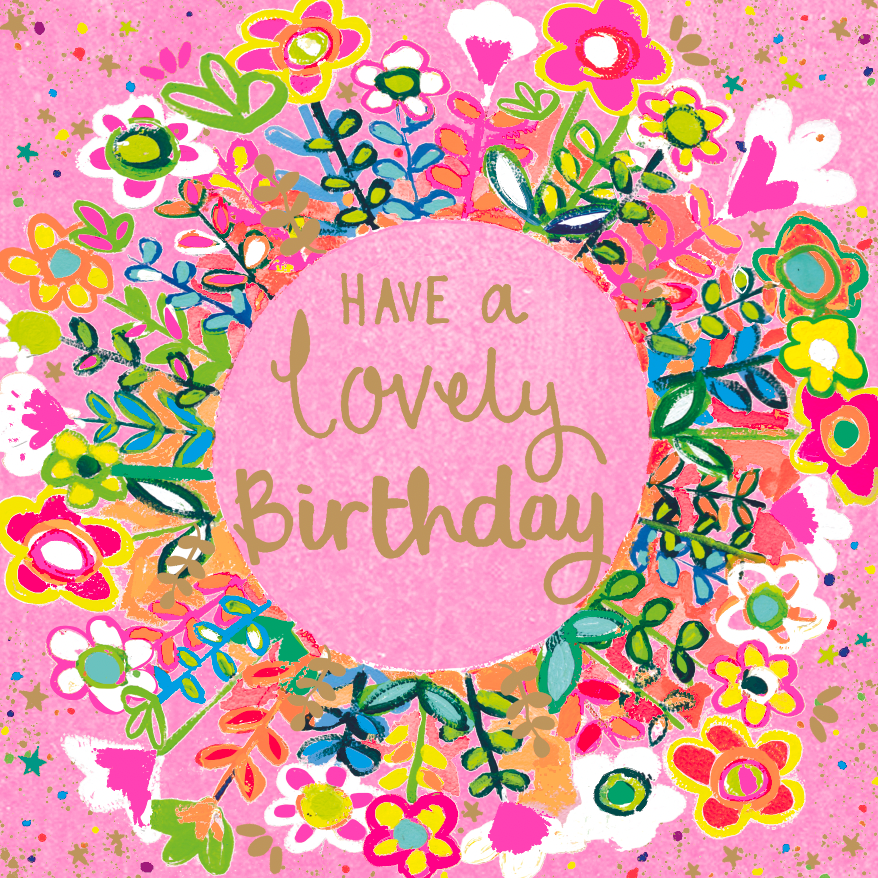 SPECIAL FRIEND BIRTHDAY FLORAL WREATH