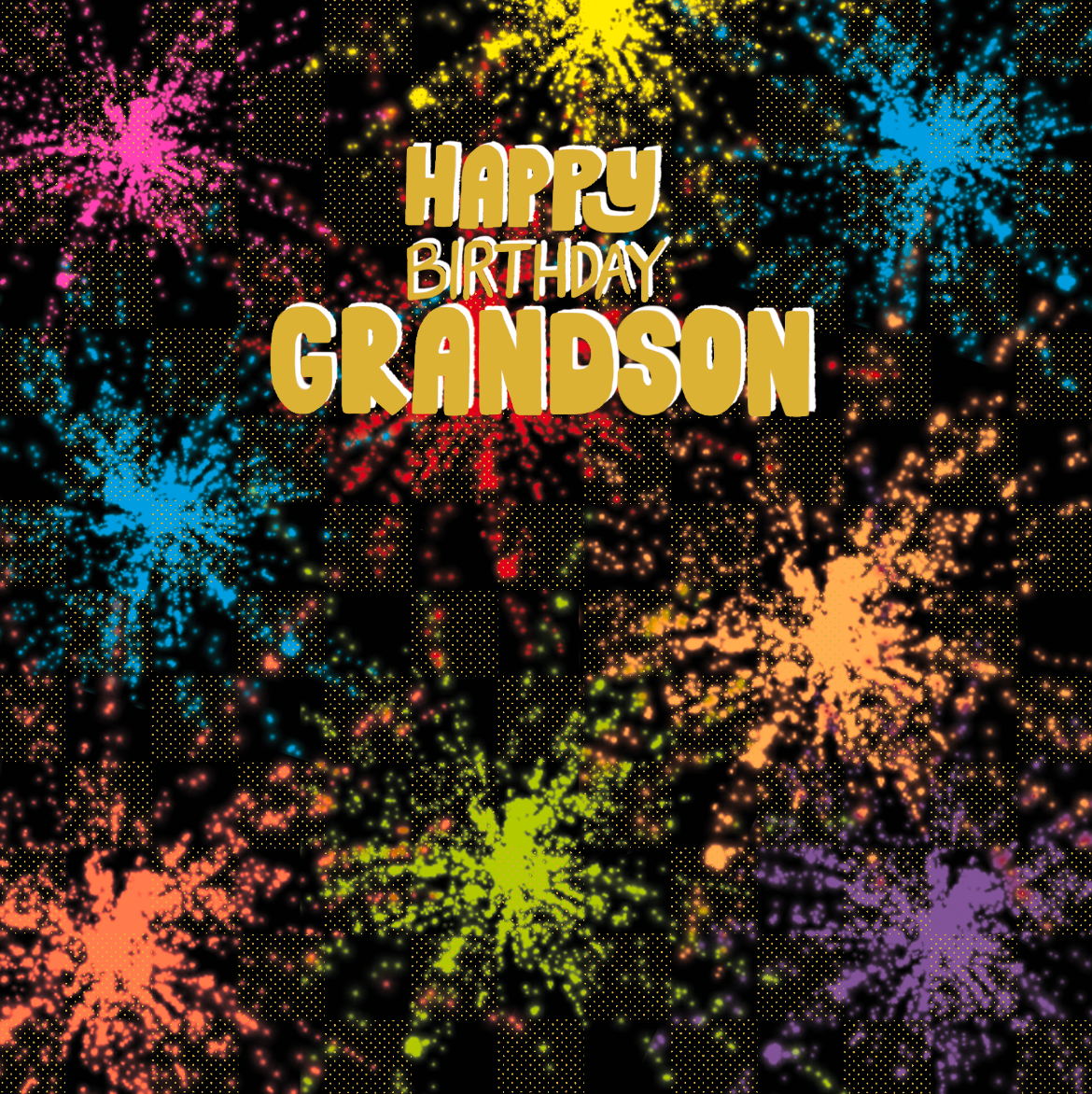 GRANDSON MULTI COLOUR FIREWORKS