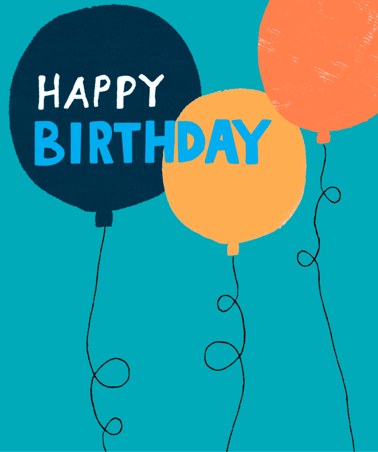 Happy Birthday Balloons