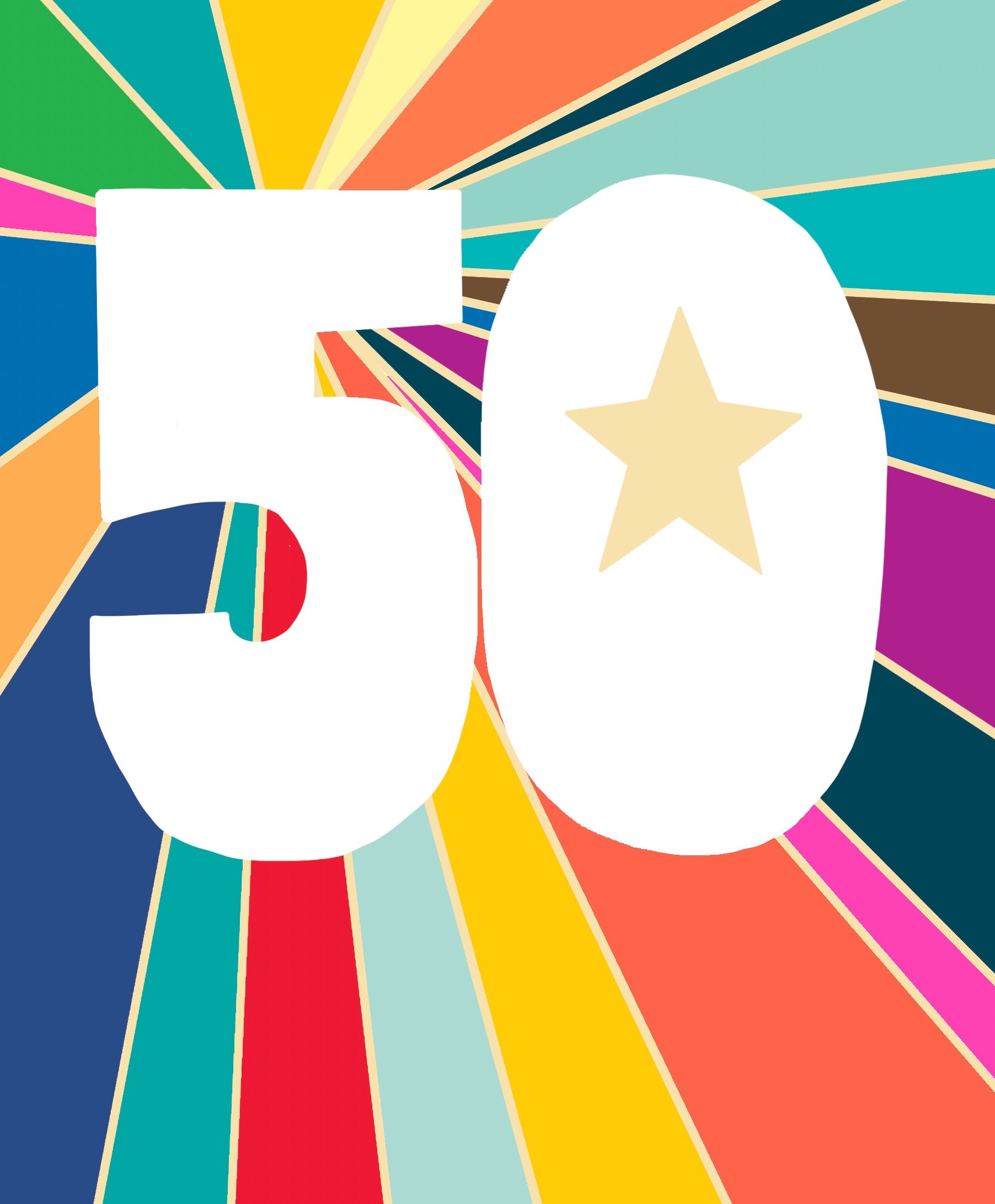 Age 50 Birthday – Paper Salad