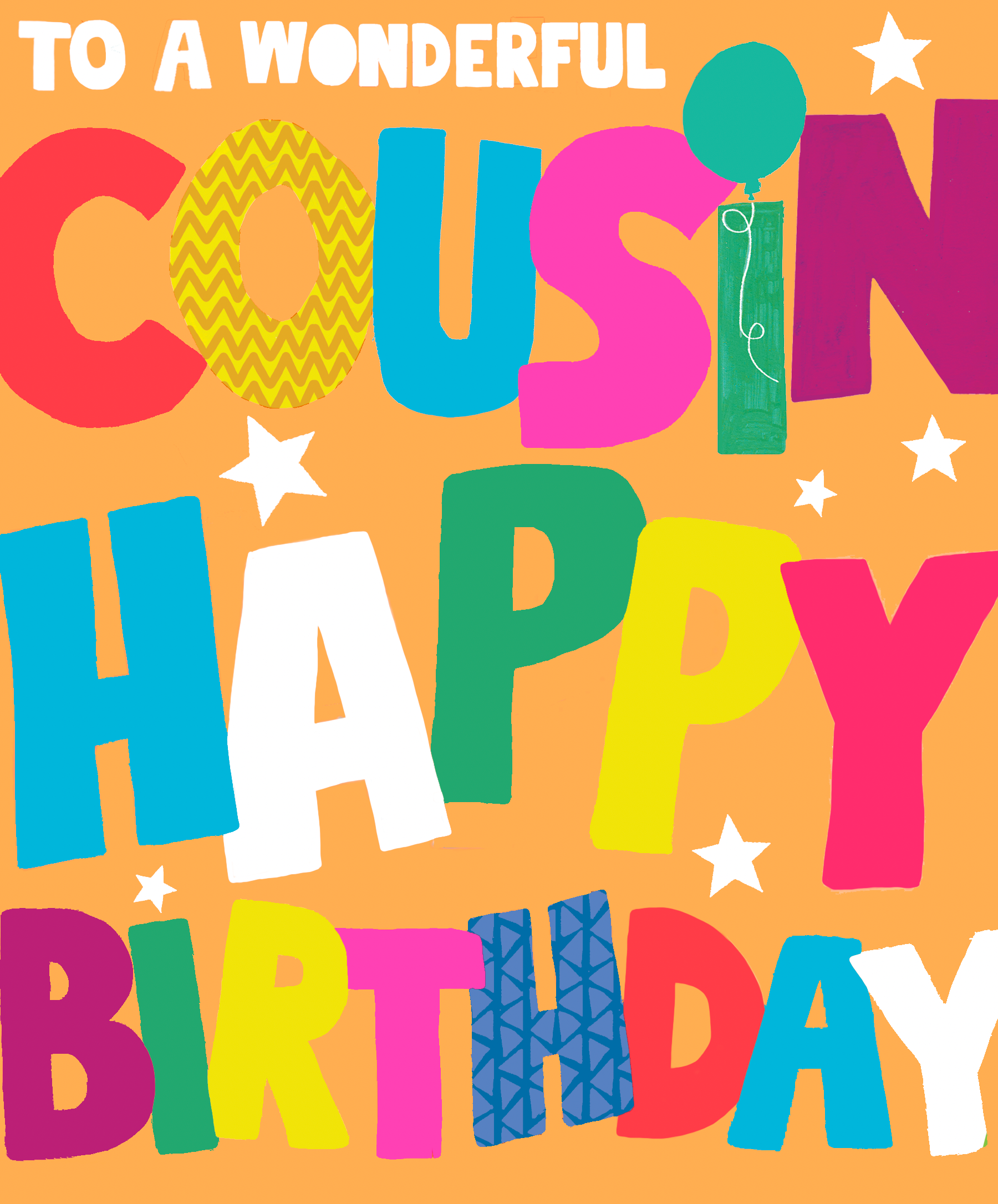 To A Wonderful Cousin Happy Birthday