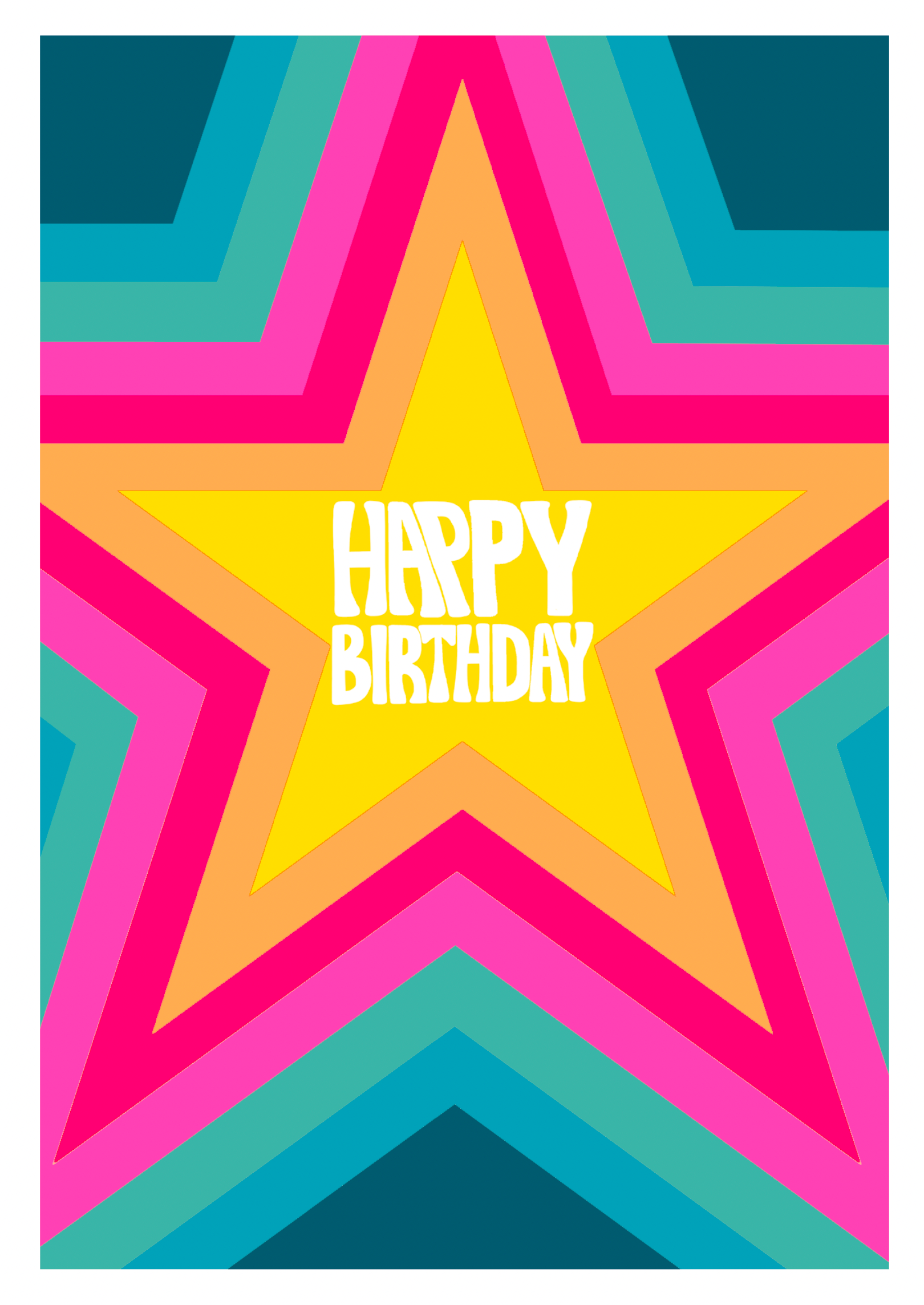 Happy Birthday Star Beams