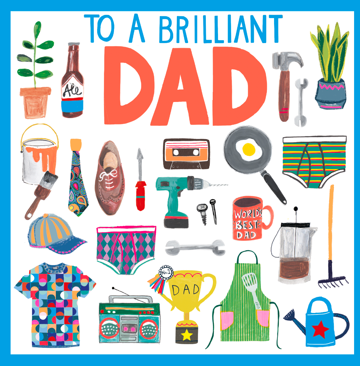 TO A BRILLIANT DAD ICONS