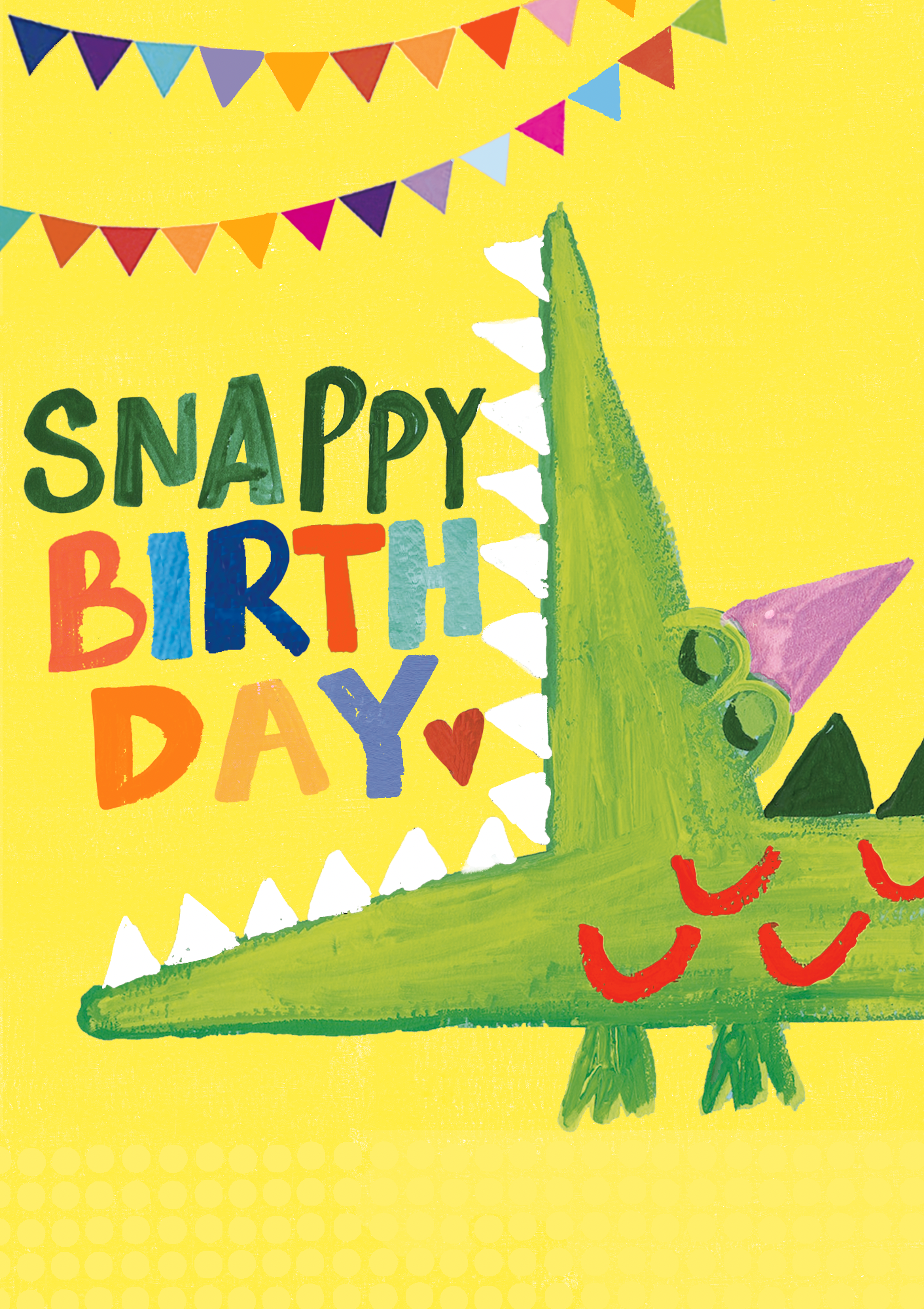 Snappy Birthday Croc