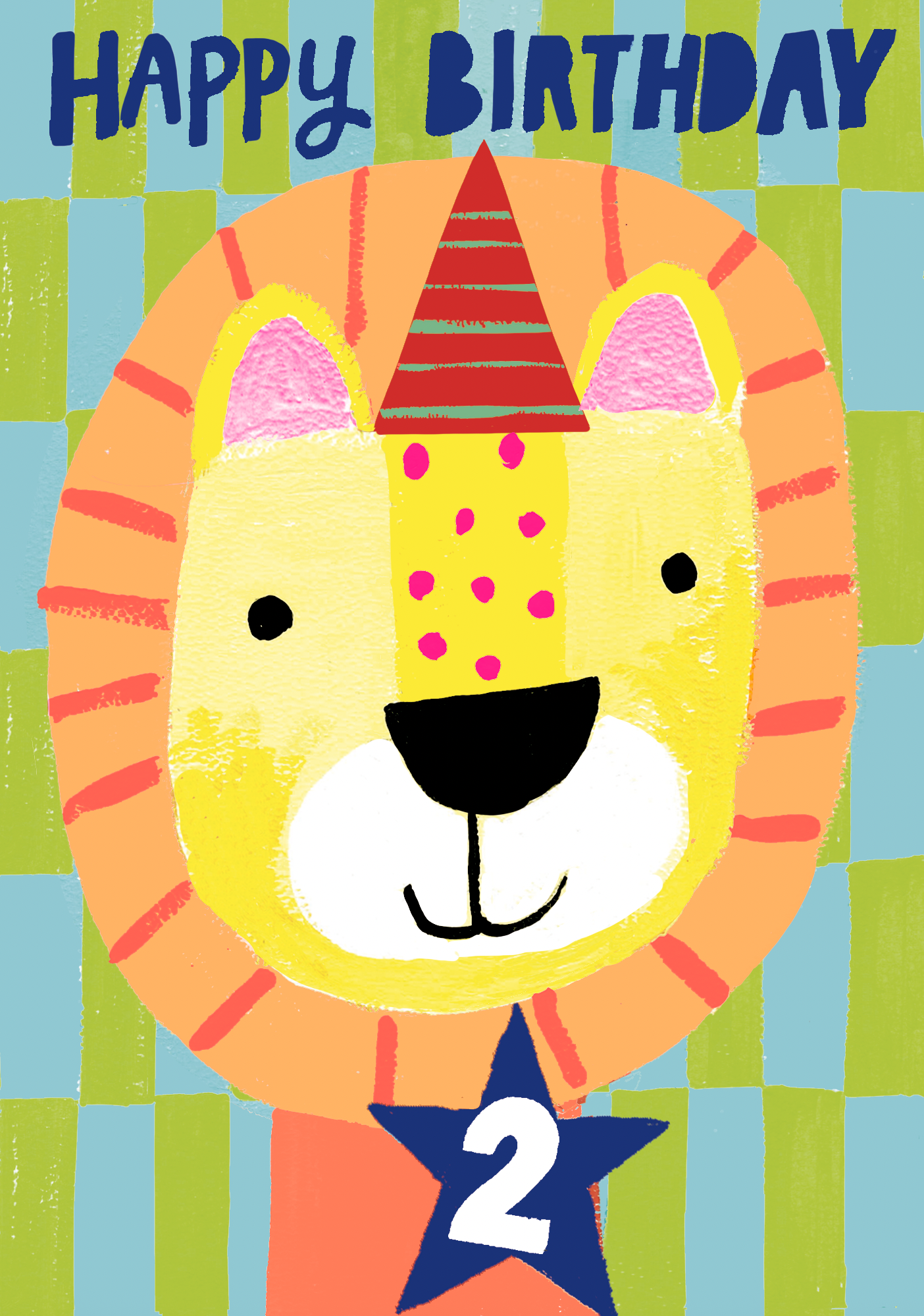 Age 2 Party Lion