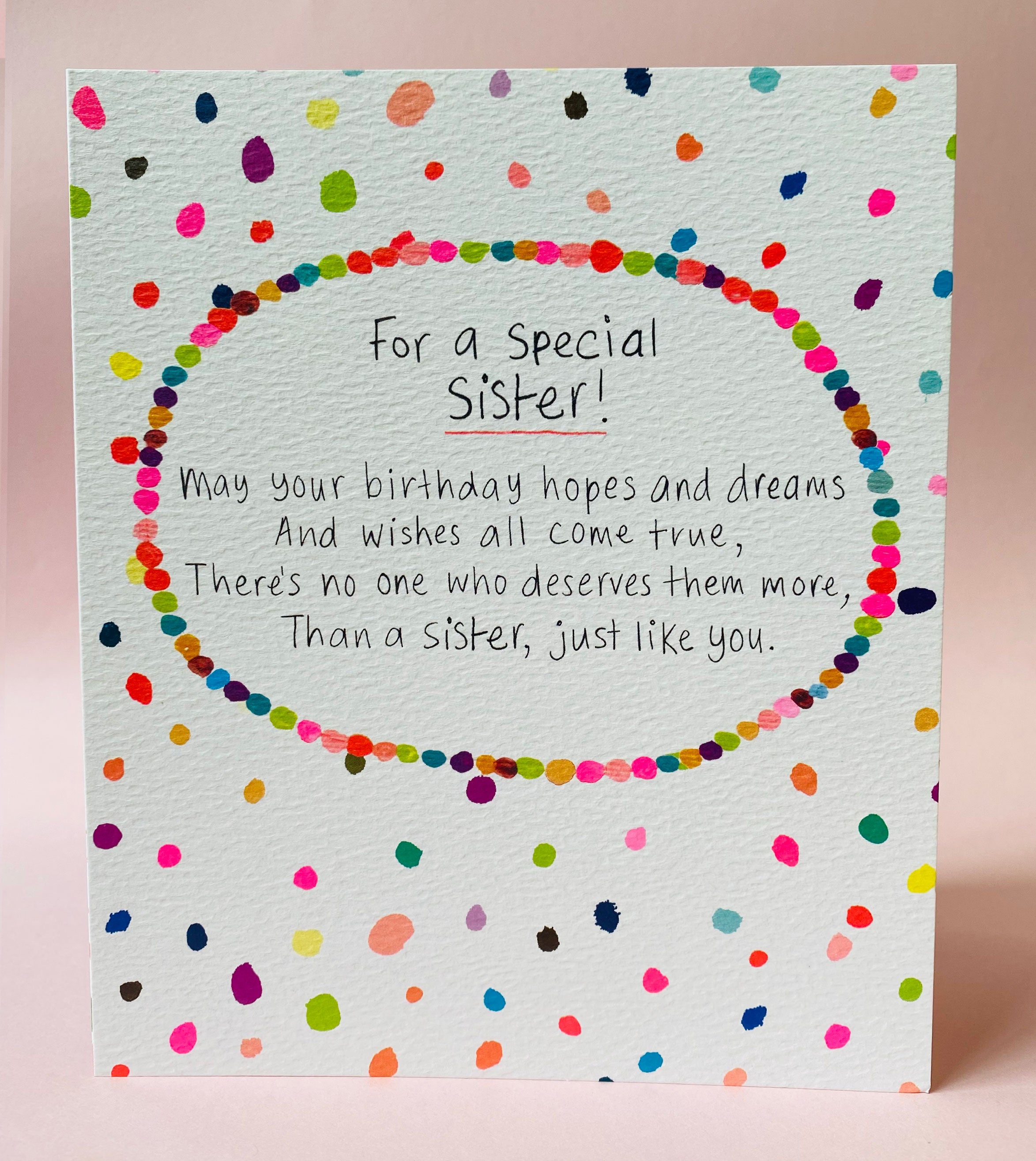 Senti. Wishes Sister