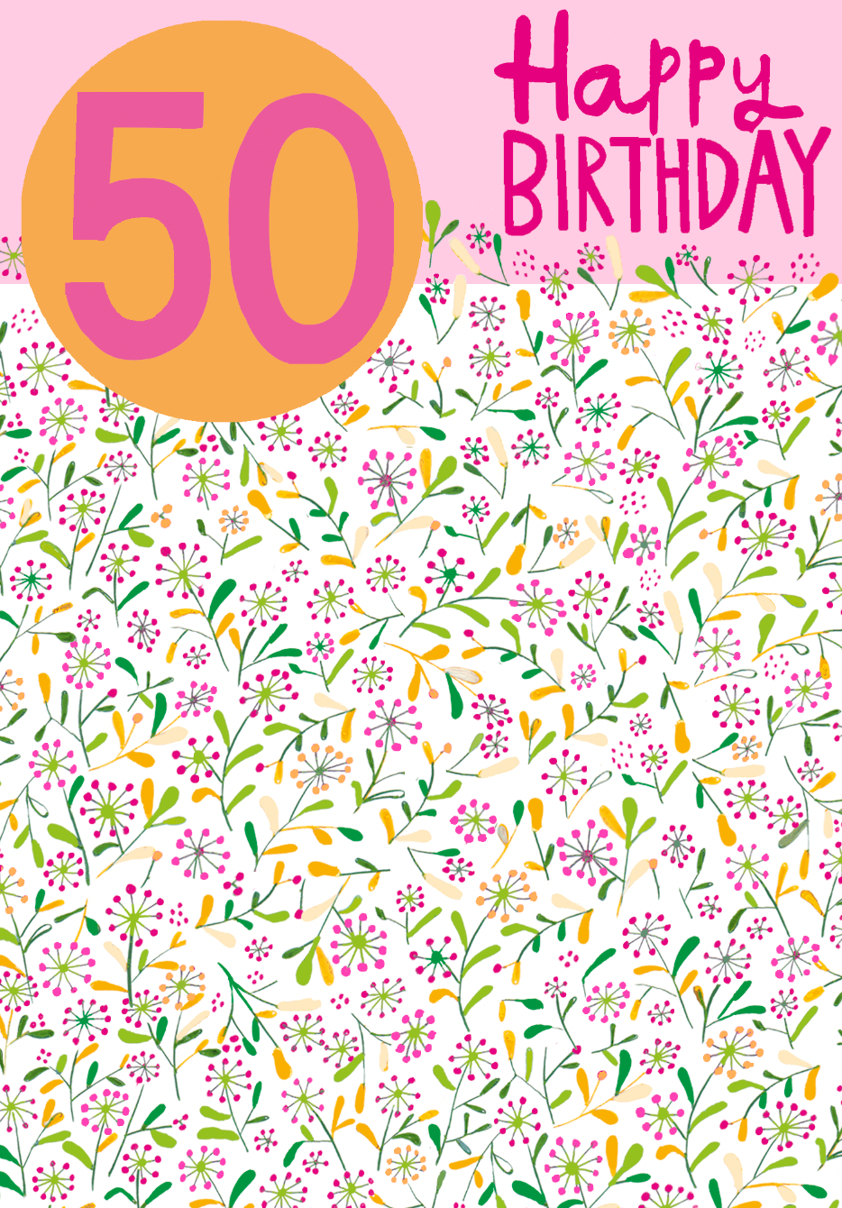 AGE 50 WHITE PETALS