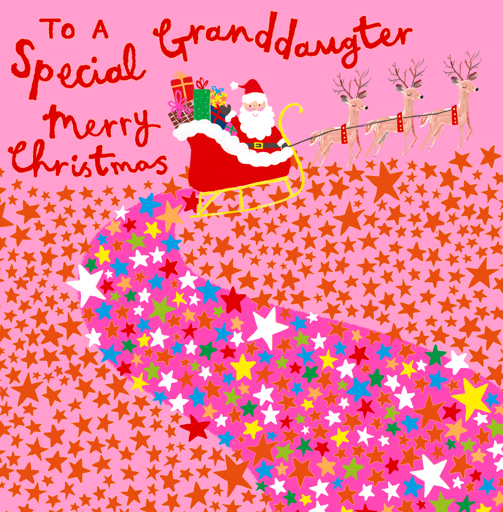 TO A SPECIAL GRANDDAUGHTER - SANTA