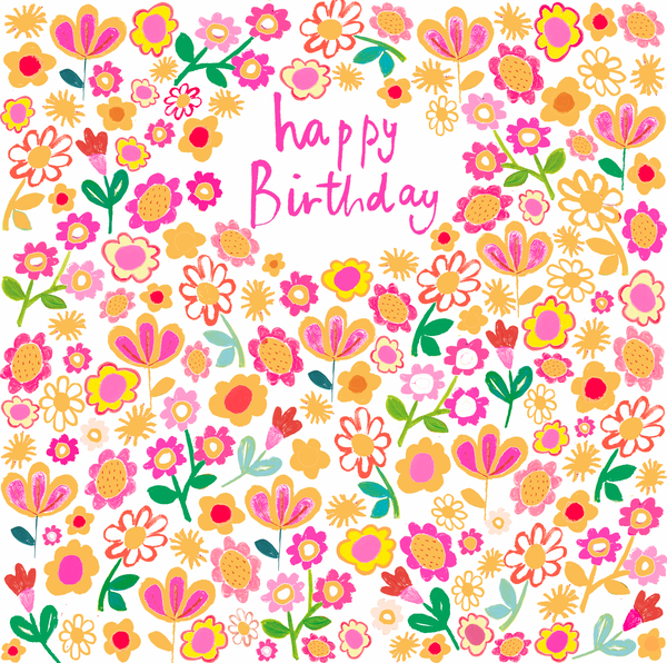 HAPPY BIRTHDAY FLORALS