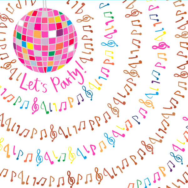 LETS PARTY DISCO BALL