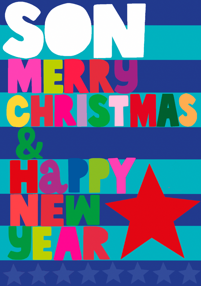 Son Merry Christmas & Happy New Year