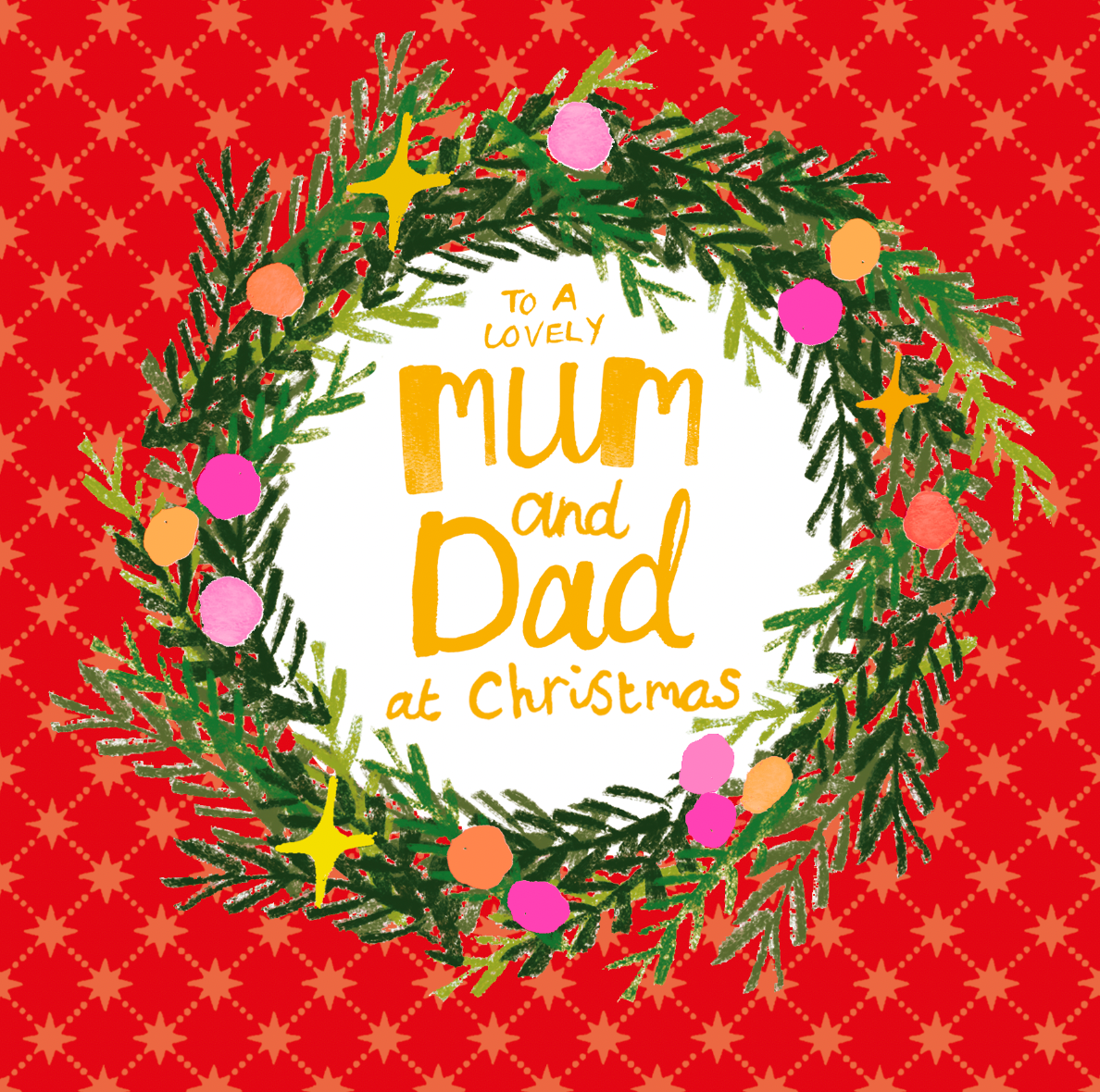 MUM AND DAD - WREATH