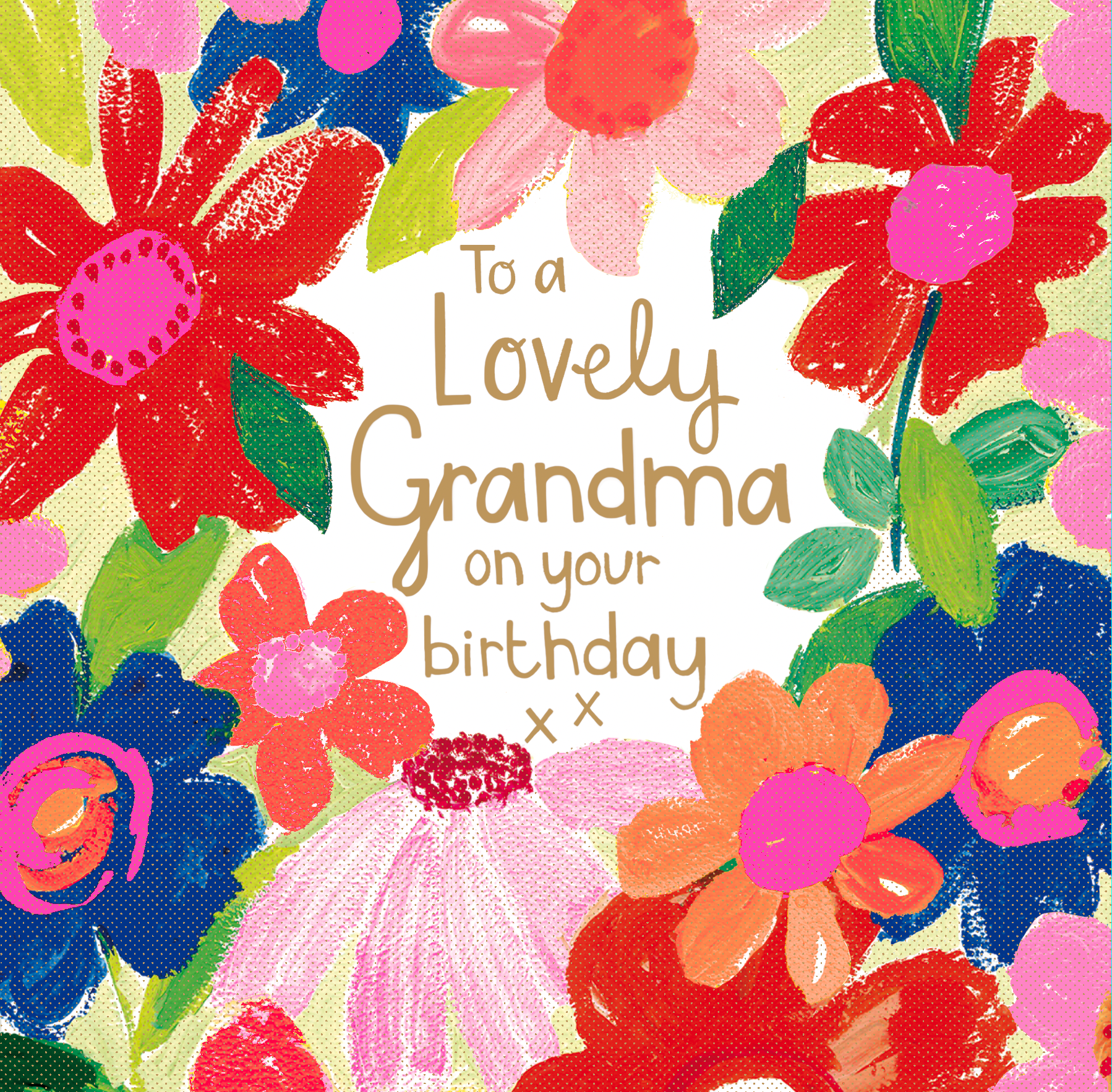 TO A LOVELY GRANDMA ON YOUR BIRTHDAY