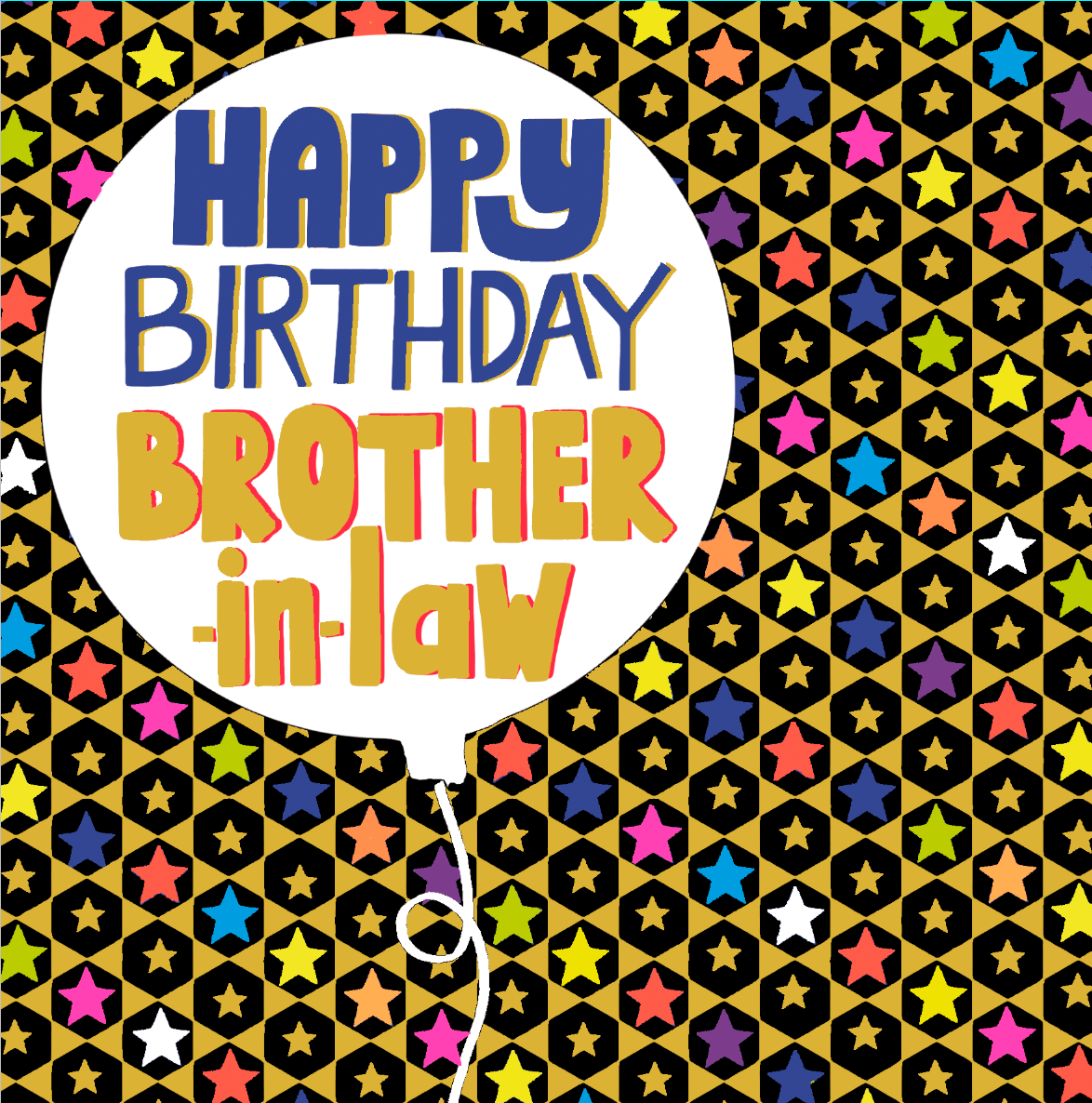BROTHER-IN-LAW BALLOON AND BRIGHT STARS
