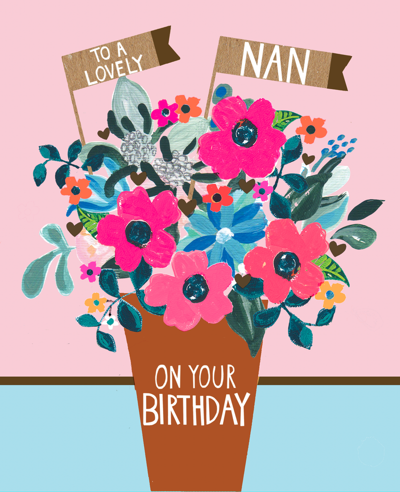 Lovely Nan On Your Birthday