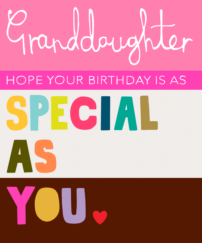 Granddaughter Birthday