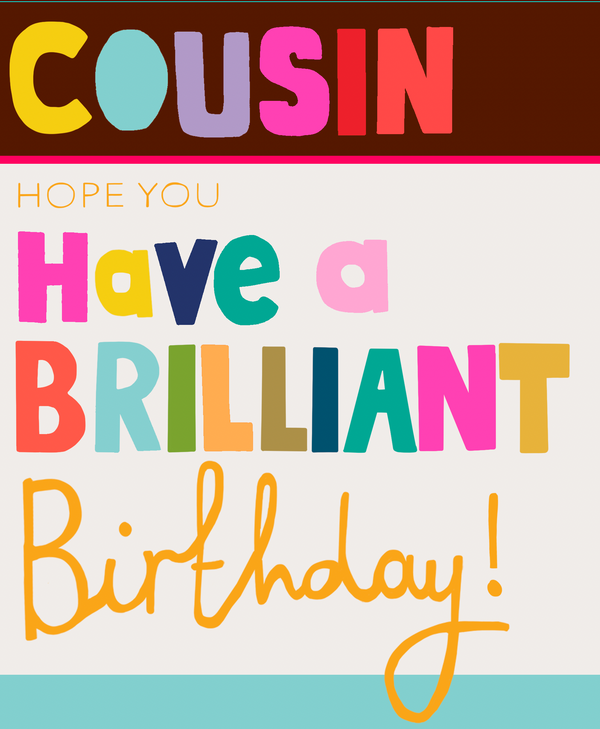 Cousin Brilliant Birthday