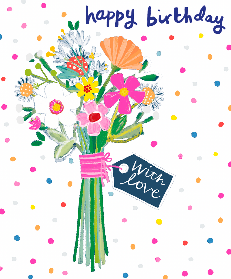 WITH LOVE BIRTHDAY BOUQUET