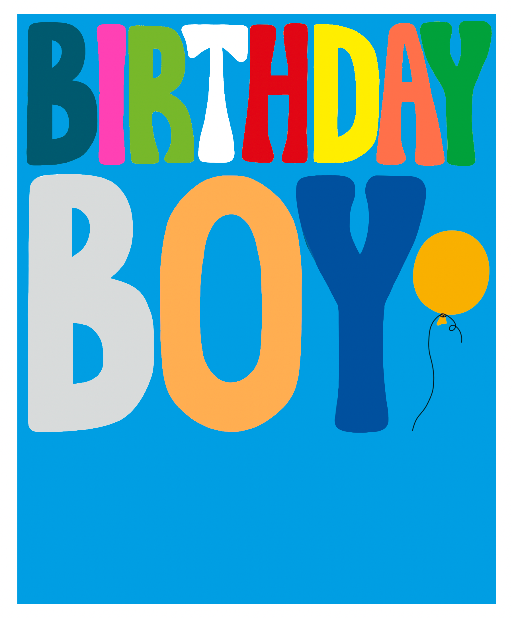 BIRTHDAY BOY