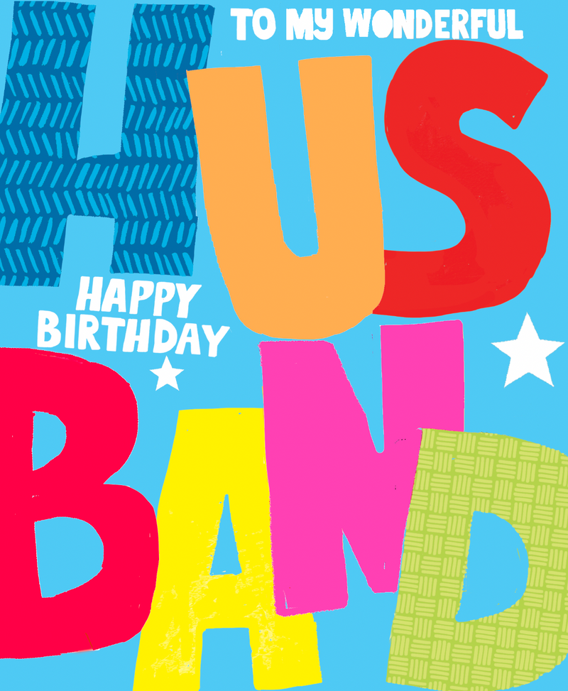 To My Wonderful Husband Happy Birthday