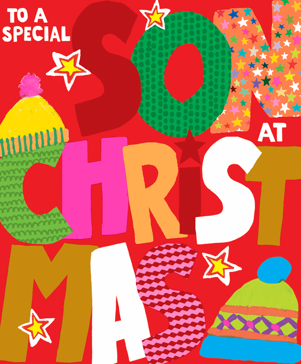 SON BIG TEXT CHRISTMAS