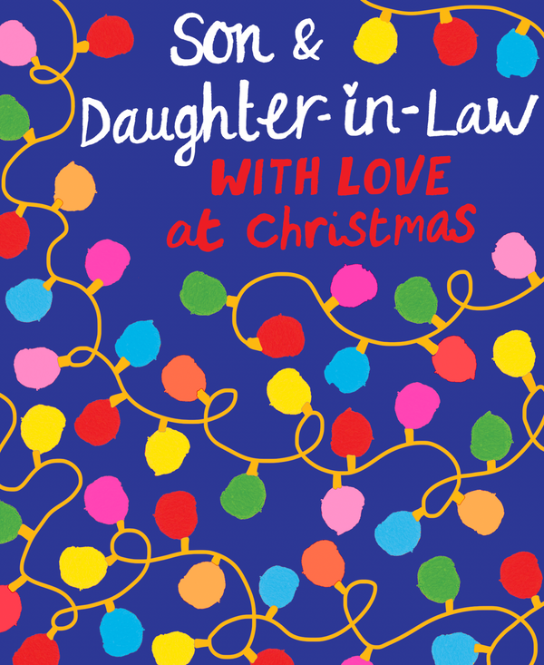 SON & DAUGHTER IN LAW CHRISTMAS LIGHTS
