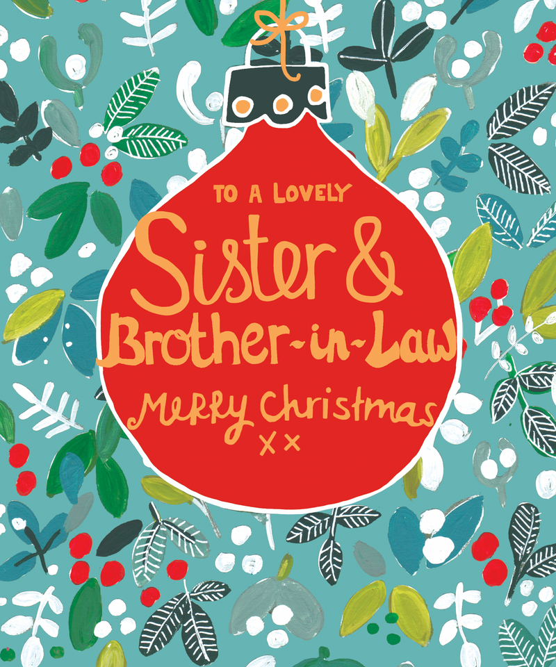 Sister & Brother-In-Law Merry Christmas