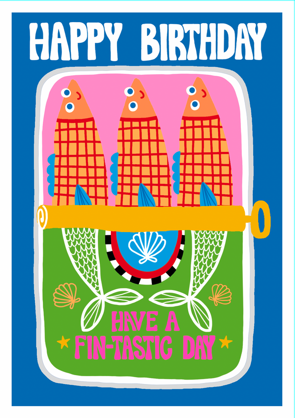 HAPPY BIRTHDAY SARDINE TIN