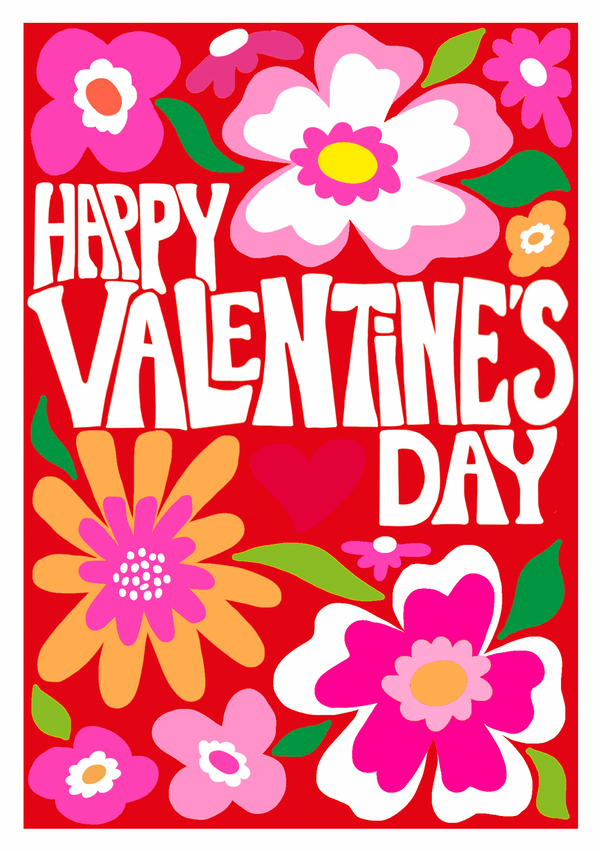 FLORAL HAPPY VALENTINES DAY