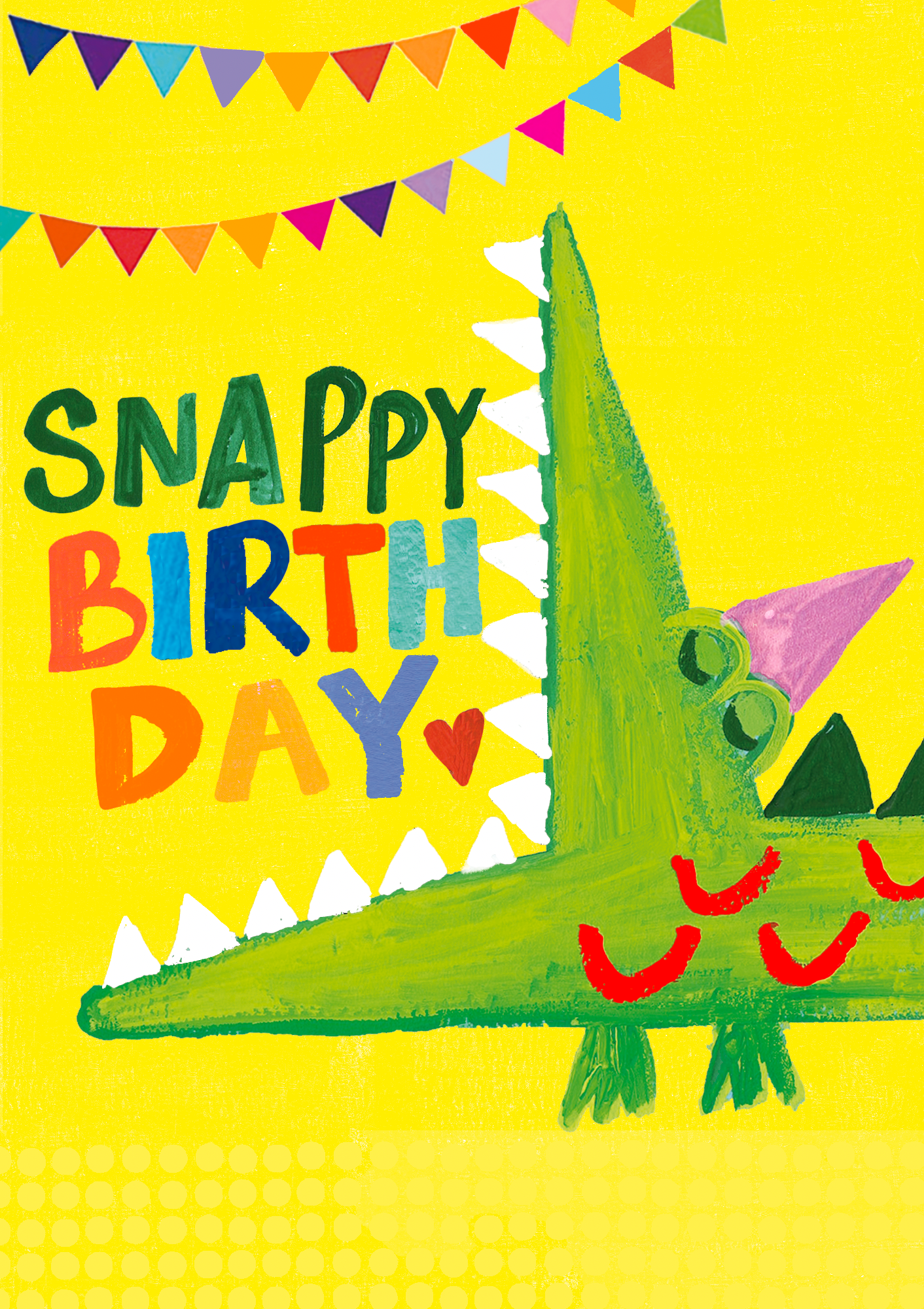 Snappy Birthday Croc