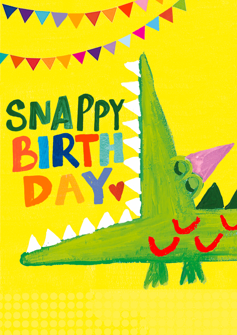 Snappy Birthday Croc