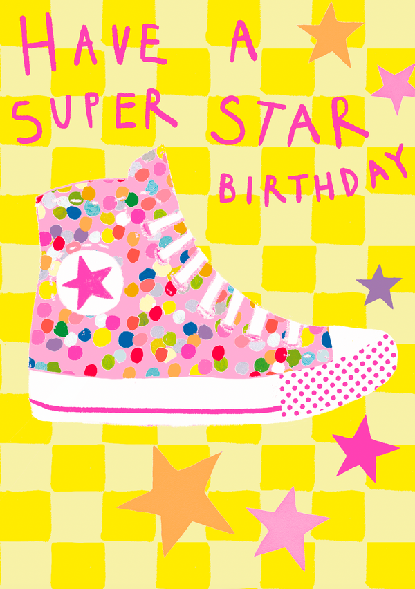 Pink Super Star Birthday