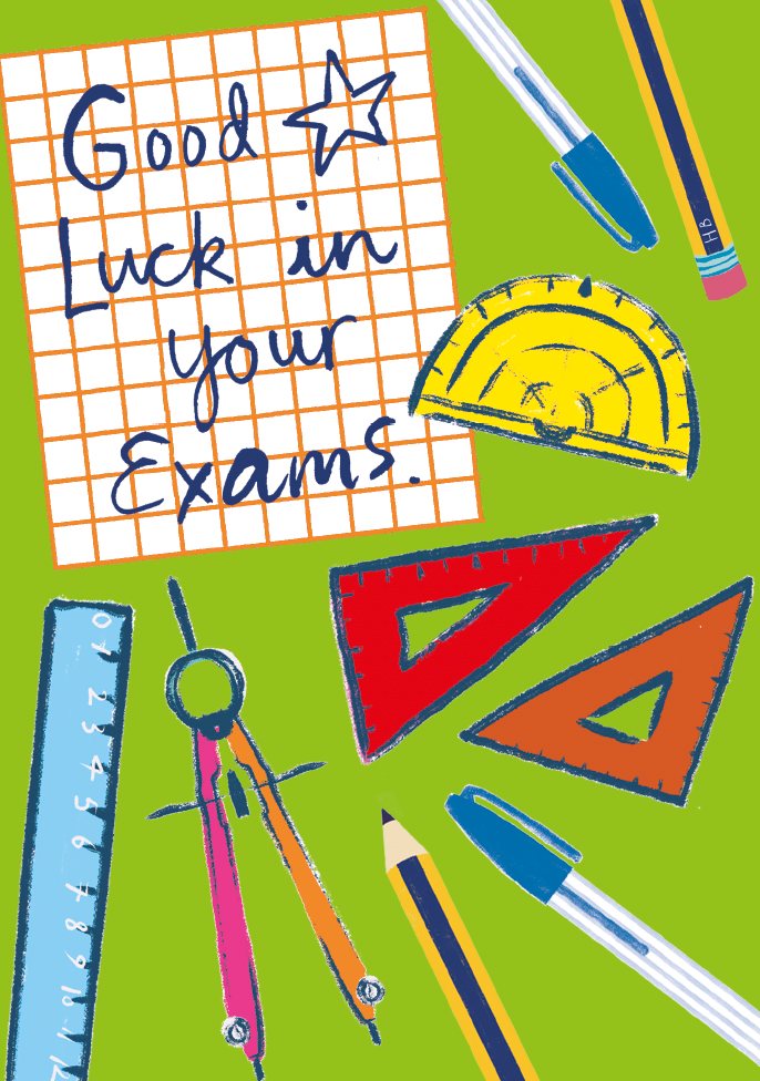 EXAMS GOOD LUCK ACADEMICS