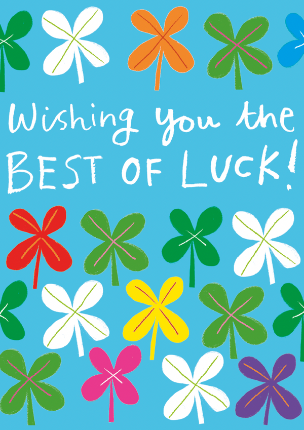 BEST OF LUCK CLOVERS ACADEMICS
