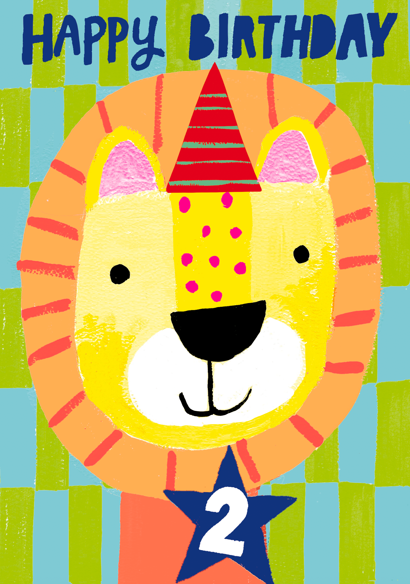 Age 2 Party Lion