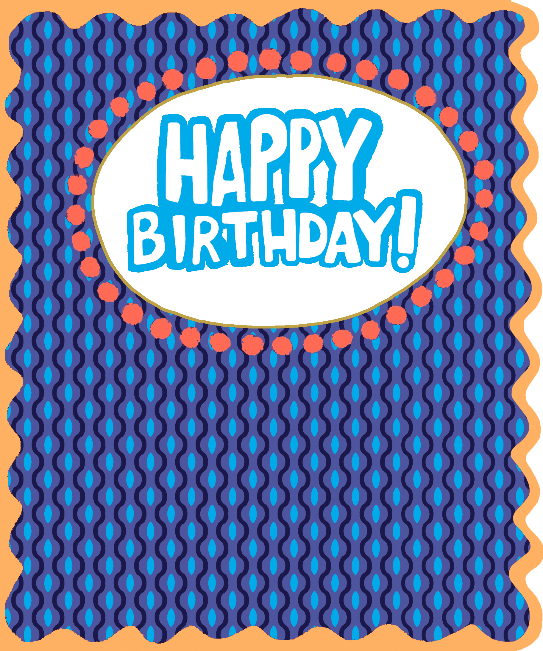 HAPPY BIRTHDAY BLUE