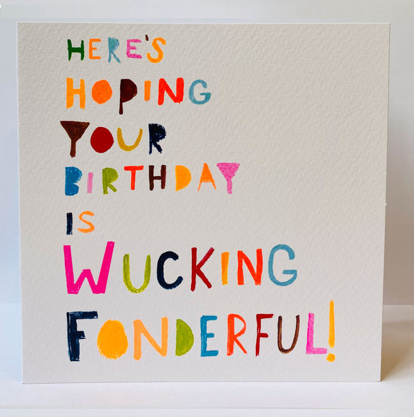 Mish Mash Wucking Fonderful Birthday