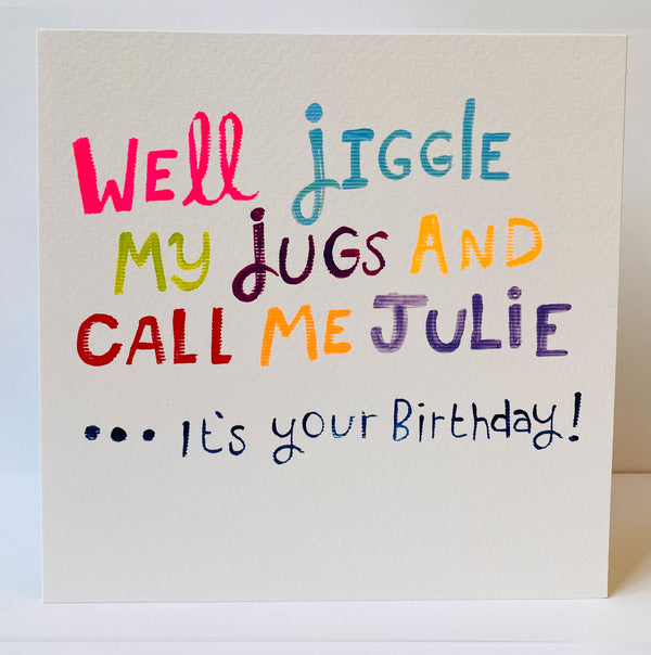 Mish Mash Jiggle my Jugs Birthday