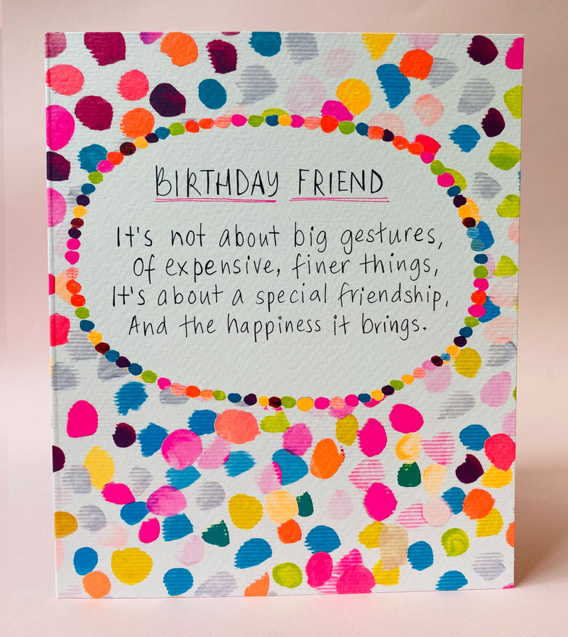 Senti Birthday Friend